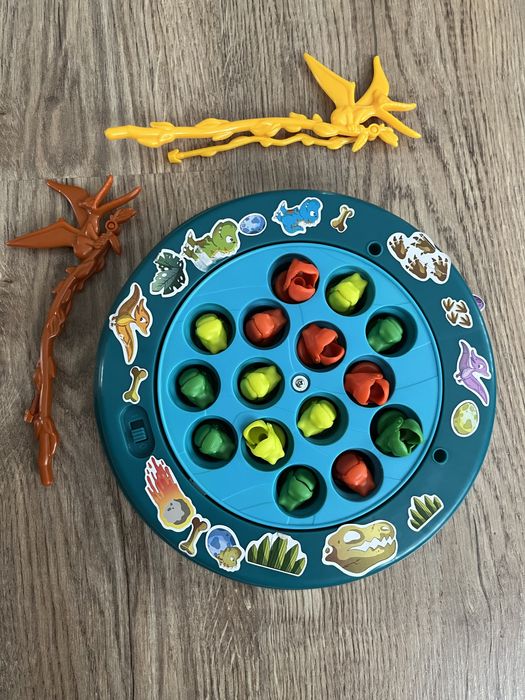 Настільна гра для дітей Spin Master весела рибалка «Динозаврики»