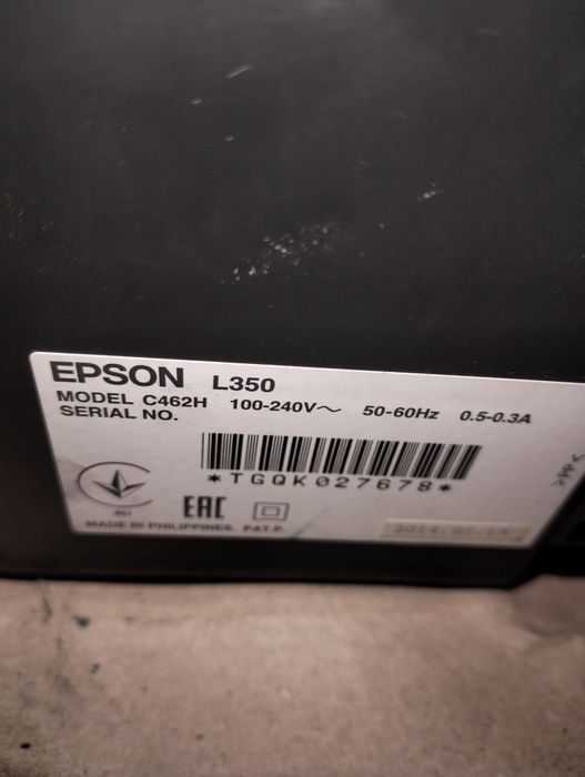 Продам принтер EPSON L350