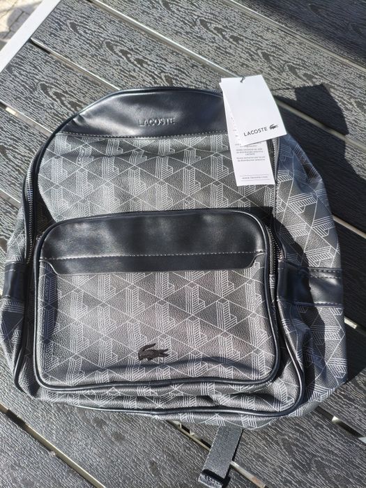 Nowy plecak Lacoste unisex ekoskóra / męski / damski
