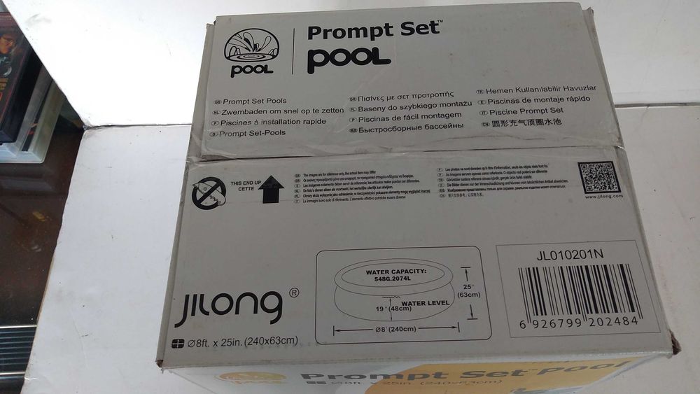 Piscina insuflávell autoportante, como NOVA!