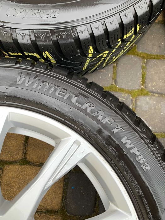 Koła zimowe 17' alufelgi +nowe opony zimowe Kuhmo 225/50 R17 a4b9 audi