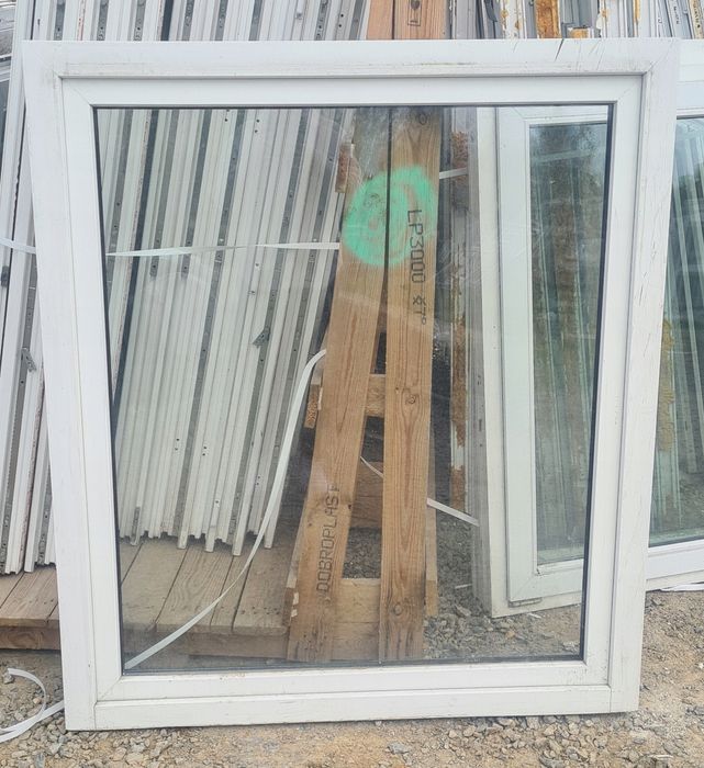 OKNO KacprzaK 122X138 OKNA Używane Plastikowe PCV Białe Lider Okna OLX