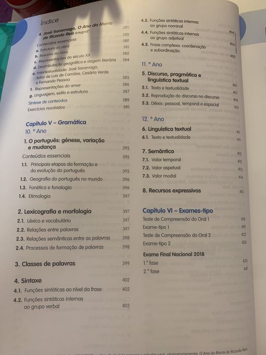 Livros de preparação exame português 12 ano