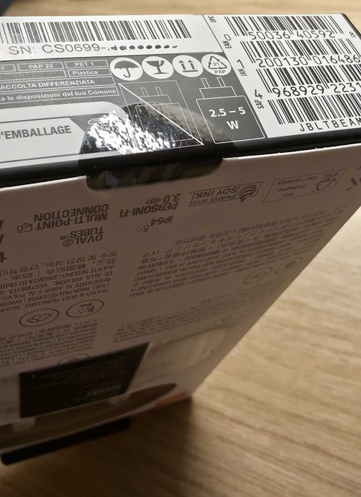 Słuchawki douszne JBL Tune Beam 2 ANC białe, bezprzewodowe - Nowe !!!