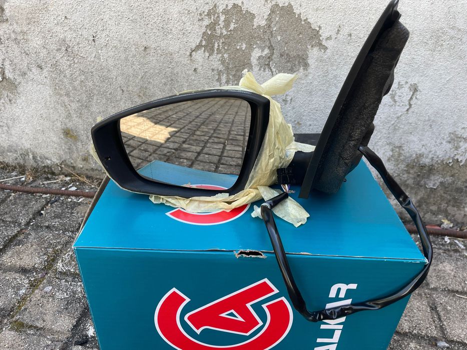 Conjunto Original Espelho Retrovisor Volkswagen Polo 2017 (c/danos)