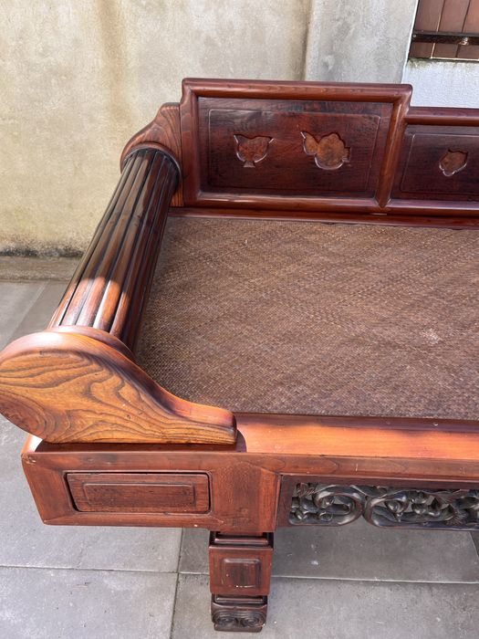 LUOHAN - Cama de dia chinês tradicional Luohan Bed