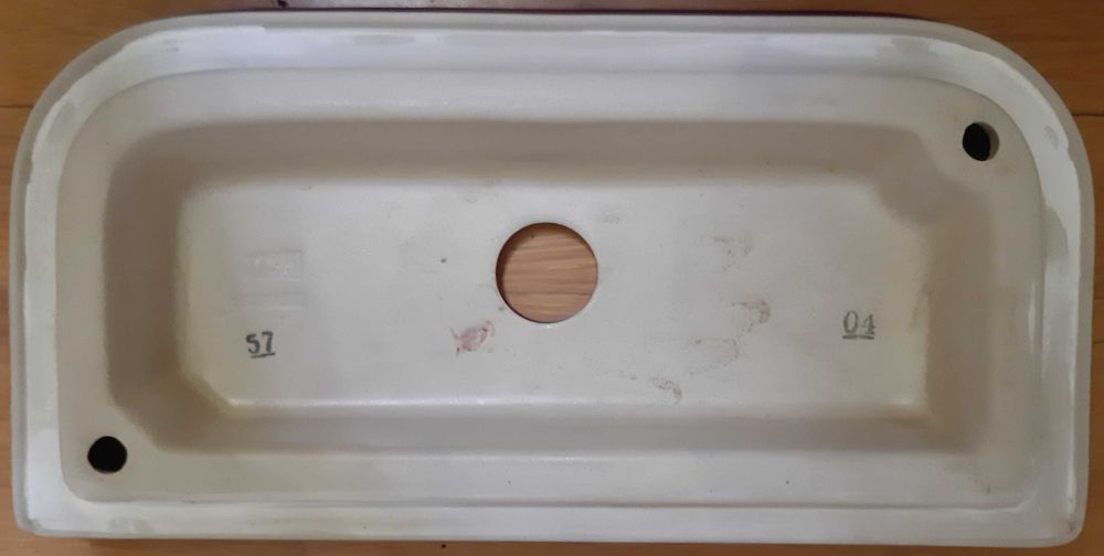 Кришка до бачка унітаза Монако VIP, бордового(темно червоного) кольору