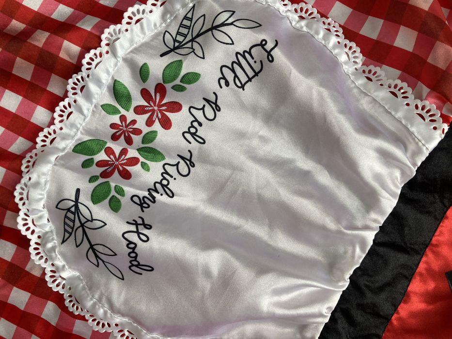 Strój karnawałowy przebranie czerwony kapturek dziewczynka 122/128 cm