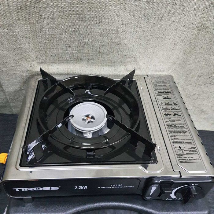 Плита газовая TIROSS 2.2kw Польша, очень качественная, под баллон 220г