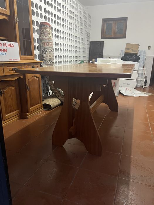 Mesa de Jantar  2 metros - Madeira Maciça deAcácia