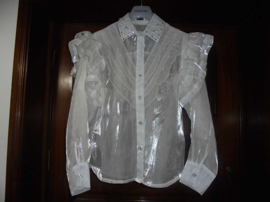 Blusa de senhora cor branca