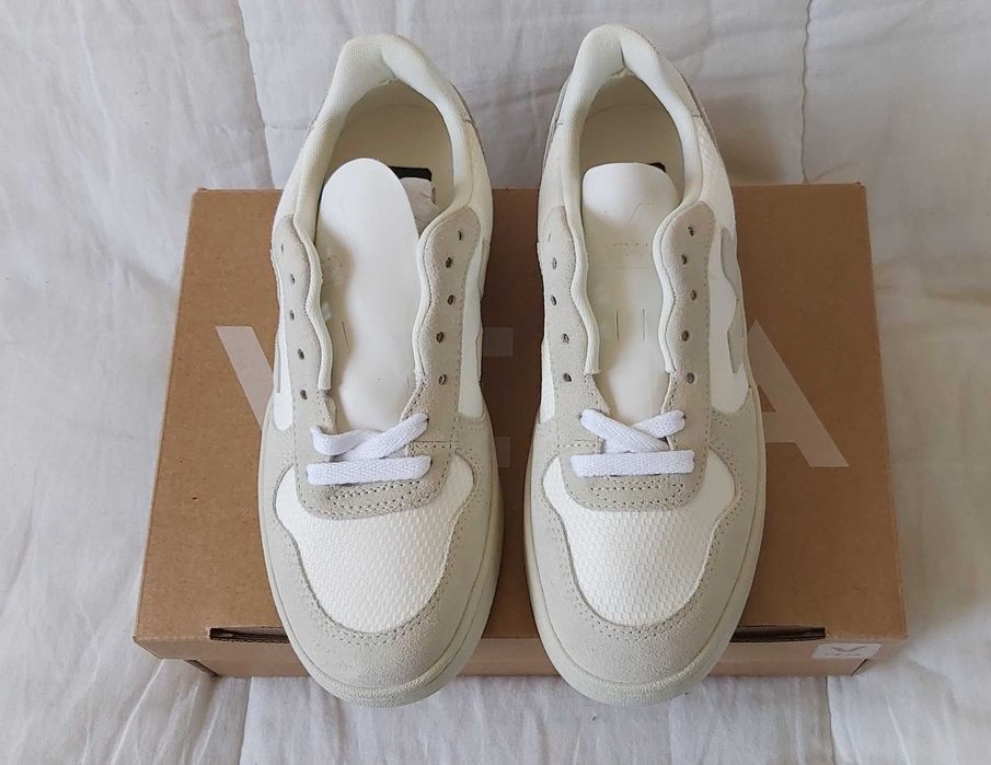 Ténis Veja V-10 B-Mesh White Natural Pierre, Tam. 37, Originais, Novos