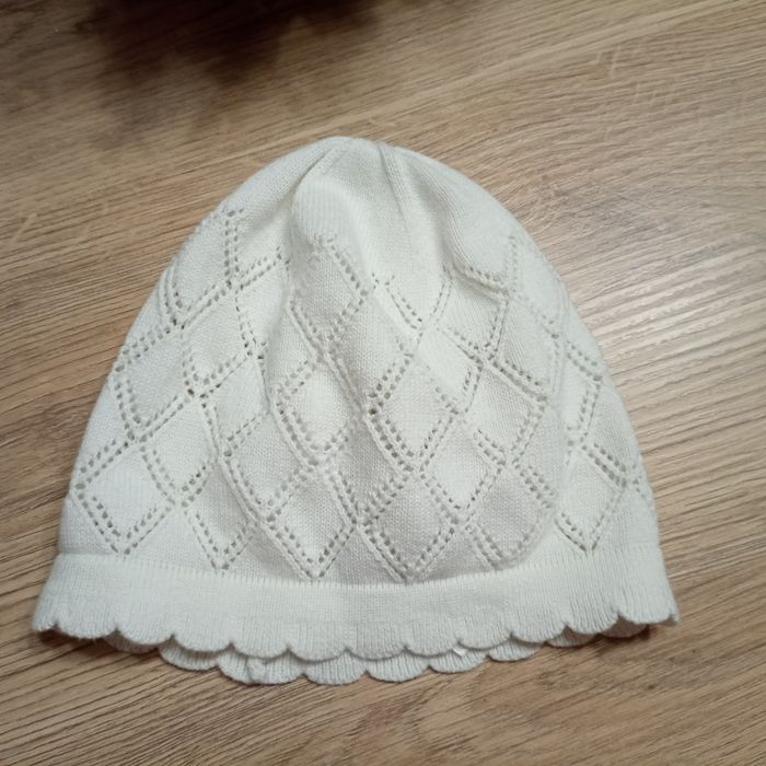 Czapka, czapeczka ażurowa, przewiewna Cool Club rozm 44/46  /6-12 mies
