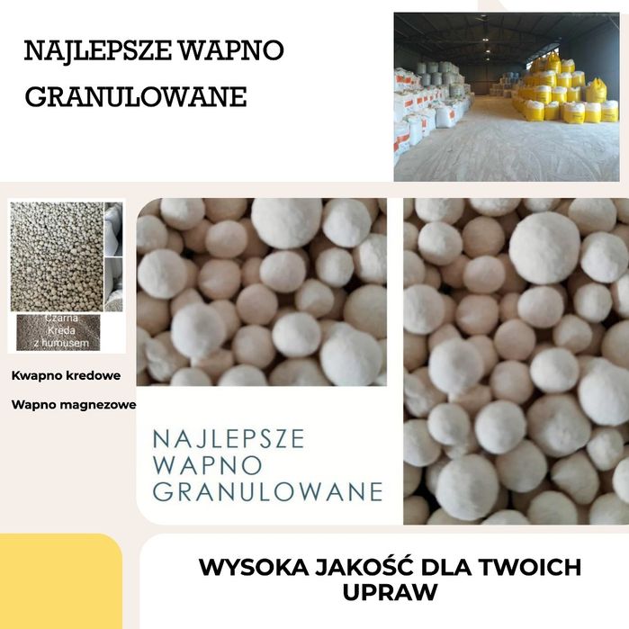 Wapno Magnezowe Kredowe granulowane kreda