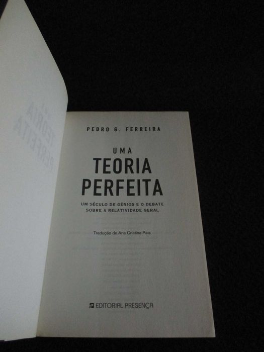 Livro Uma Teoria Perfeita Pedro G. Ferreira