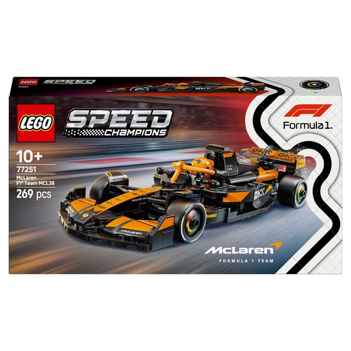 Nowe LEGO Speed Champions 77251 Bolid F1 McLaren Team MCL38 - Sklep!