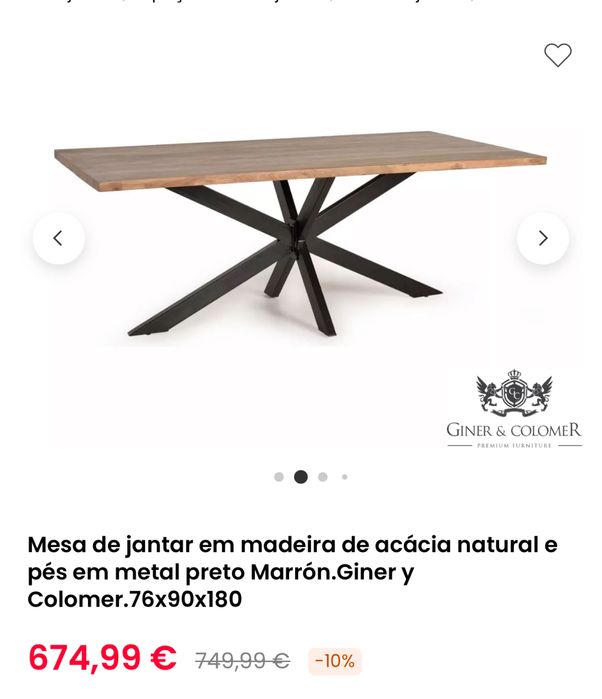 Mesa Giner y Colomer