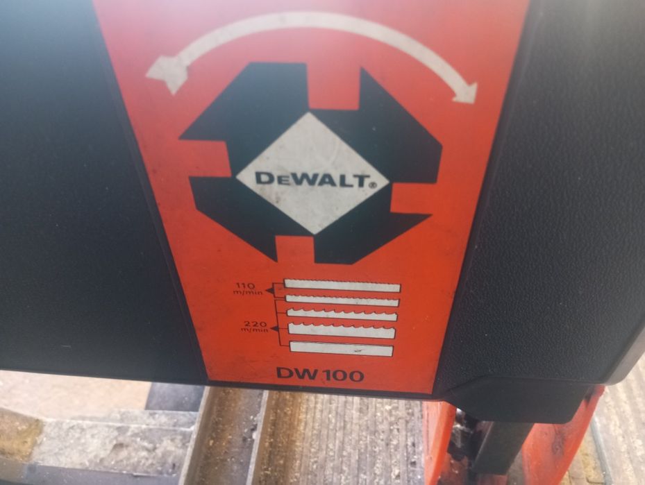 Dewalt dw100 a funcionar