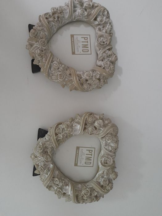 Várias peças anjo vela, queimador, molduras