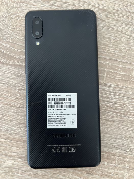 Телефон саммсунг А02