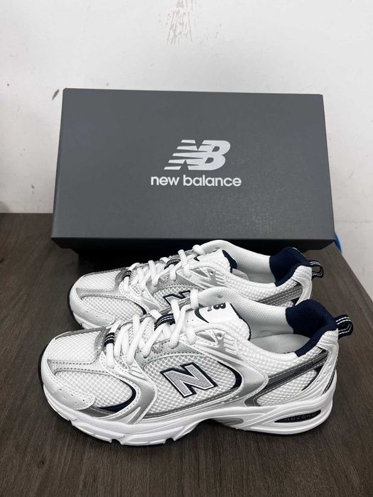 New Balance 530 White Silver Navy r.38