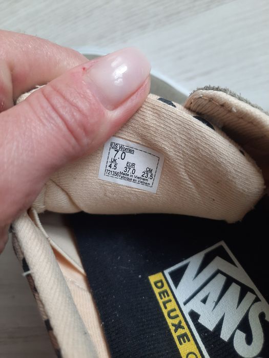 Оригинальные замшевые трендовые кеды Vans Ward Deluxe 24см р.37-38