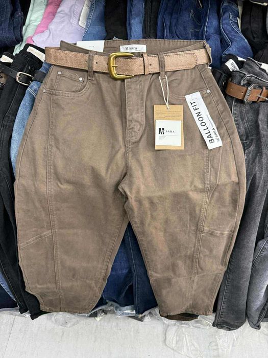 Spodnie damskie BALLOON FIT, firma M.Sara, rozmiar L