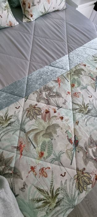 Edredão e almofadas