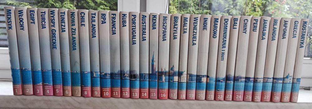 Książki "Podróże marzeń" kolekcja - 30 tomów