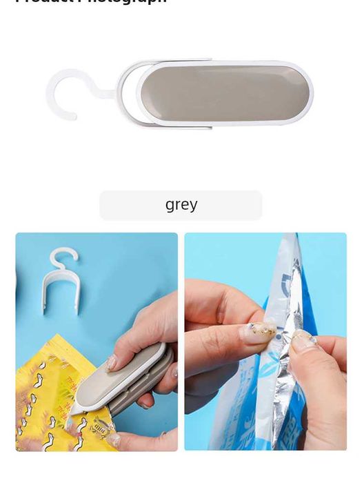 Mini zgrzewarka do opakowań z folii