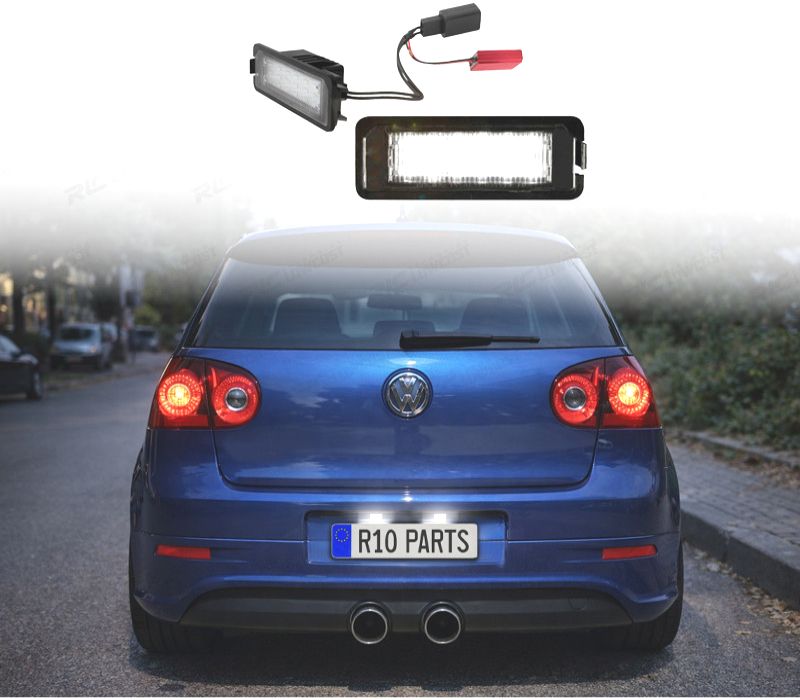 LUZ DE MATRICULA LED PARA VOLKSWAGEN VW GOLF V 2005-2008