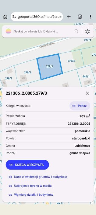 Sprzedam działkę budowlaną w Ocyplu o powierzchni 905m² - Widok 3