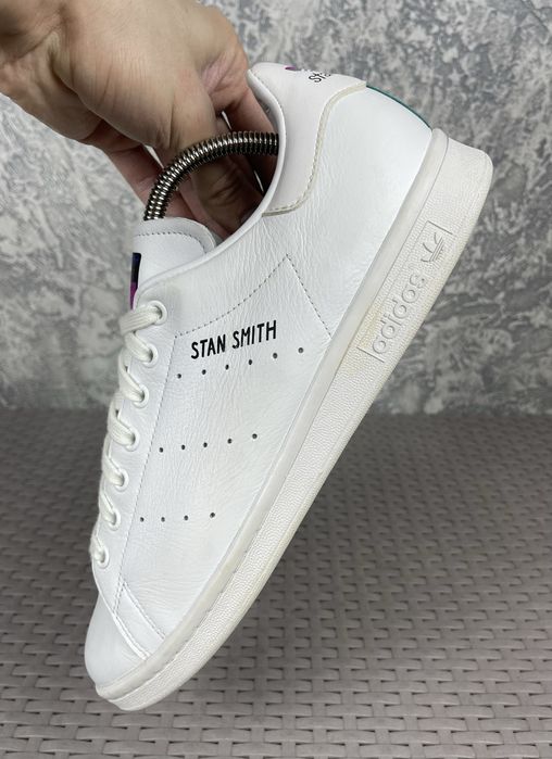 Adidas stan smith кроссовки кеды 45 размер кожаные белые оригинал