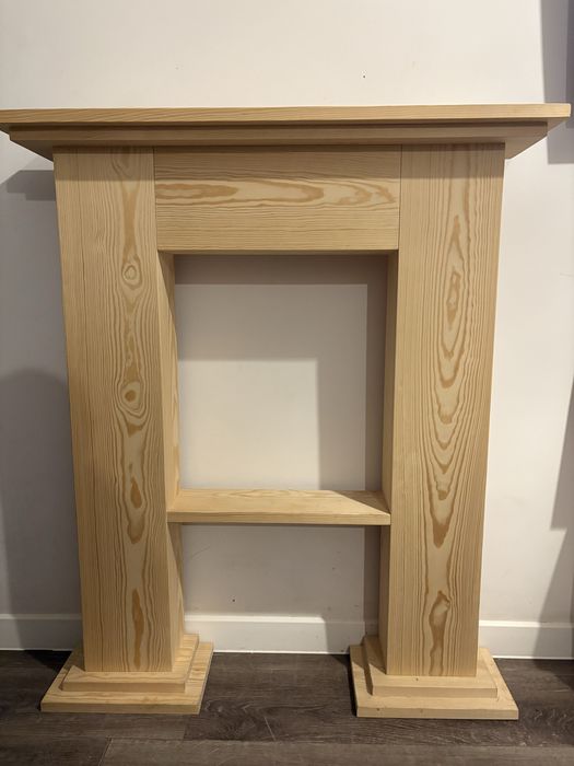 Kominek drewniany jesionowy