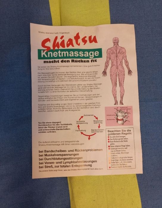 Aparat do masażu szyi Shiatsu