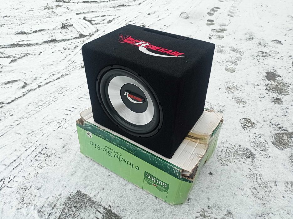 Subwoofer Tuba Skrzynia Basowa RENEGADE 300RMS