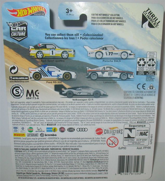 Hot Wheels - Lancia 037 - Thrill Climbers (2020)