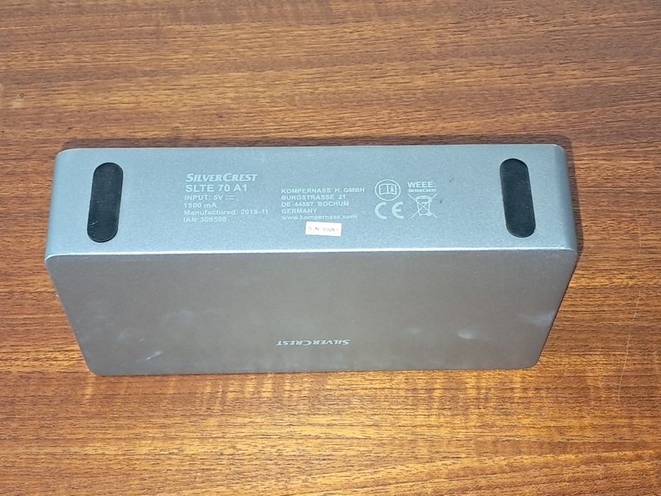 Coluna bluetooth portátil silvercrest (Lidl)