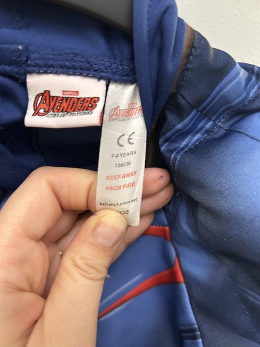 Strój przebranie Kapitan Ameryka Avengers 7/8 lat