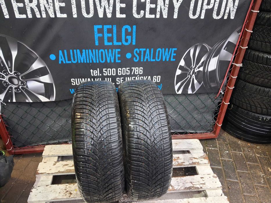 2x używane opony wielosezonowe 215/65 R16 Goodyear 2023r GWARANCJA mon