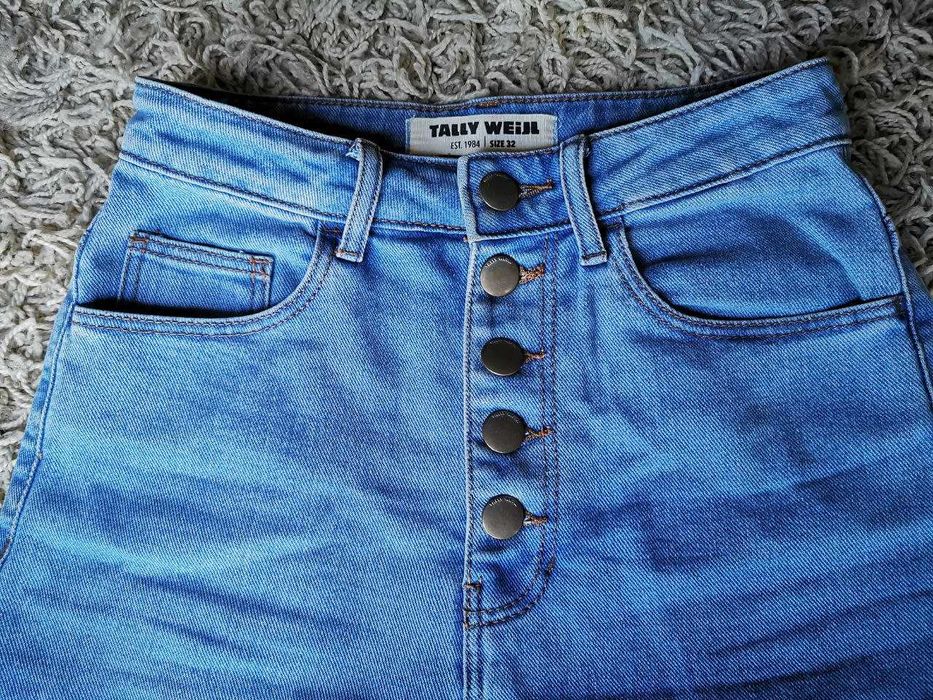 Джинсові шорти Tally Weijl з високої посадкою