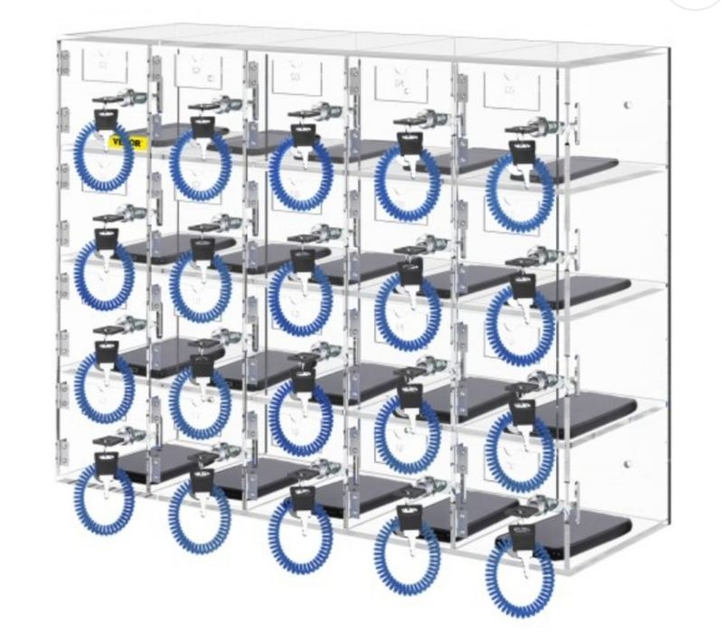 Armário de armazenamento para celular VEVOR, 20 compartimentos