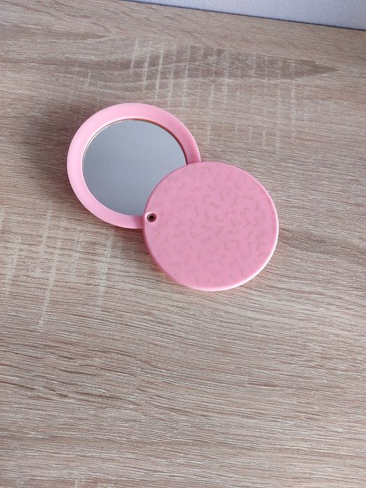 Mini lusterko różowe