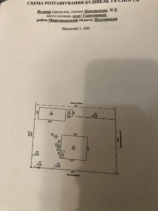 Будинок в центрі села Гаркушинці