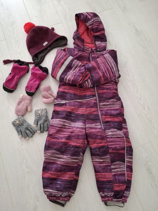 Комбінезон зимовий на дівчинку lassie 92-98 шапка в подарунок