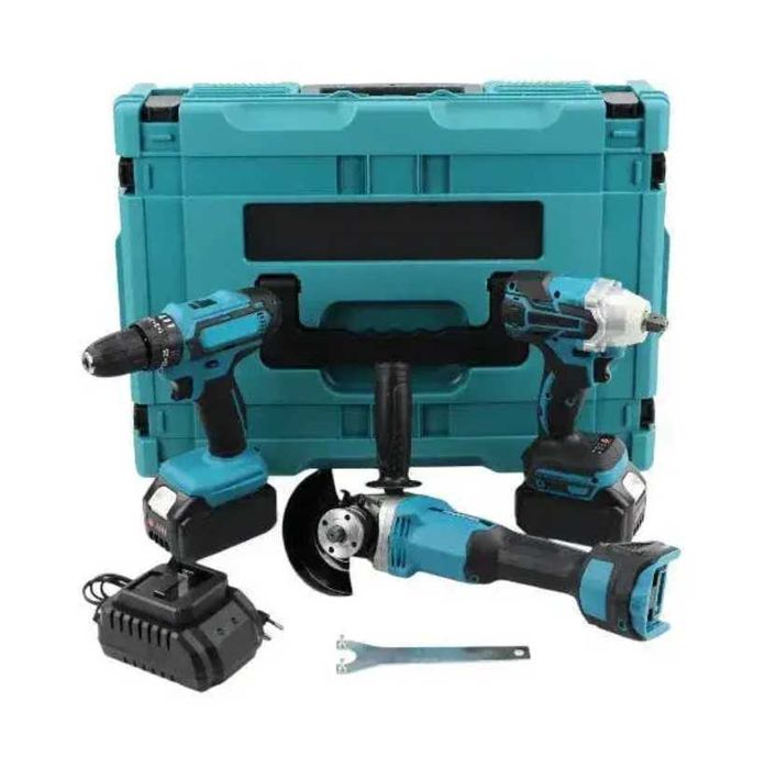 Набор инструментов 3в1 болгарка/гайковерт/шуруповерт 48W