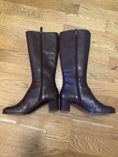 Kozaki damskie ECCO kolor brązowy, rozmiar 37