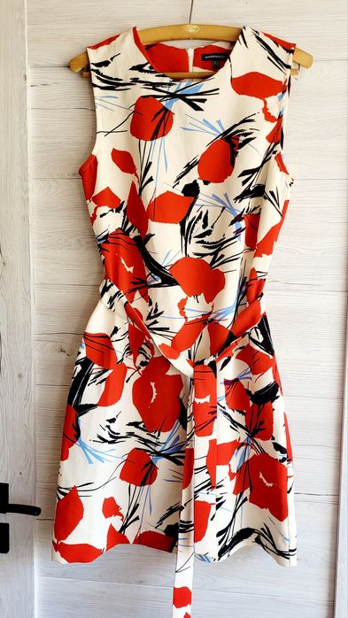 Sukienka Warehouse 12 L M Print Kwiatowy