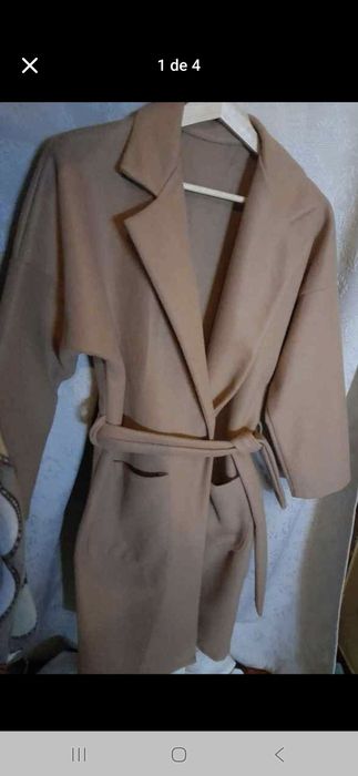 Casaco camel T. Único