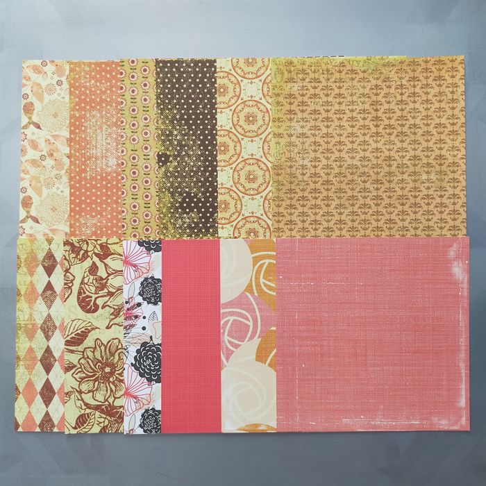 Набор бумаги. Скрапбукинг